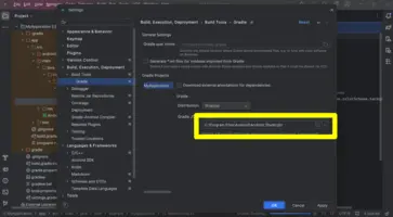 Java location in Android Studio