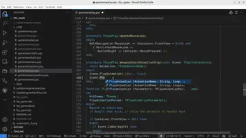 VS Code completion