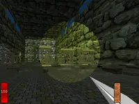 Castle level with sharp spot headlight