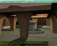 Fountain level model, with shadow volumes.