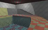 Scene for the volumetric fog, here visible with fog turned off